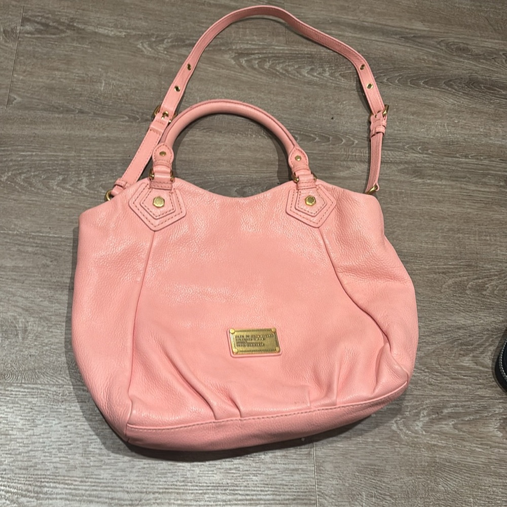 Marc Jacobs Pink leather crossbody shoulder bag